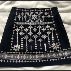 Francesca’s Embroidered Skirt